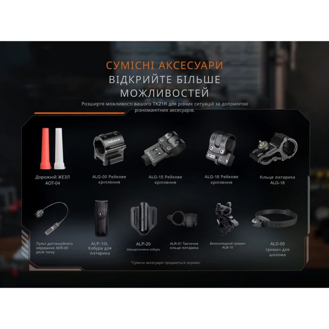 Ліхтар тактичний Fenix TK21R — Photo 18