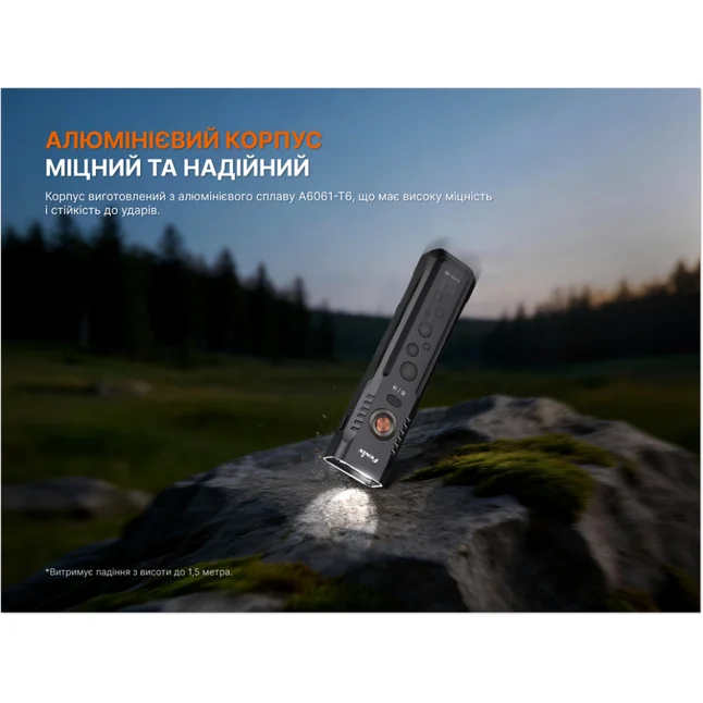 Ліхтар Fenix E08R UE, зелений — Photo 19