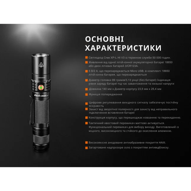 Фонарь Fenix UC35 V2.0 — Photo 20