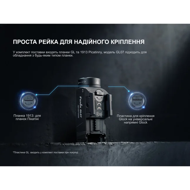 Фонарь подствольный тактический Fenix GL07 700 лм — Photo 15