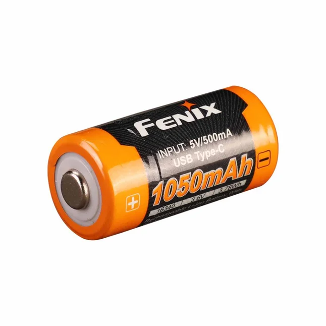 Аккумулятор 16340 Fenix (1050 mAh) Type-C — Photo 1