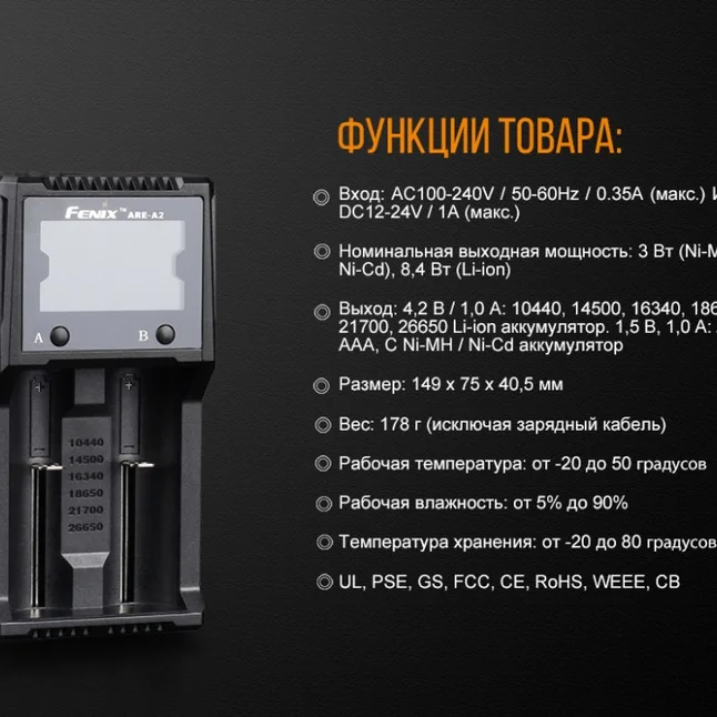 Зарядний пристрій Fenix ARE-A2 — Photo 13