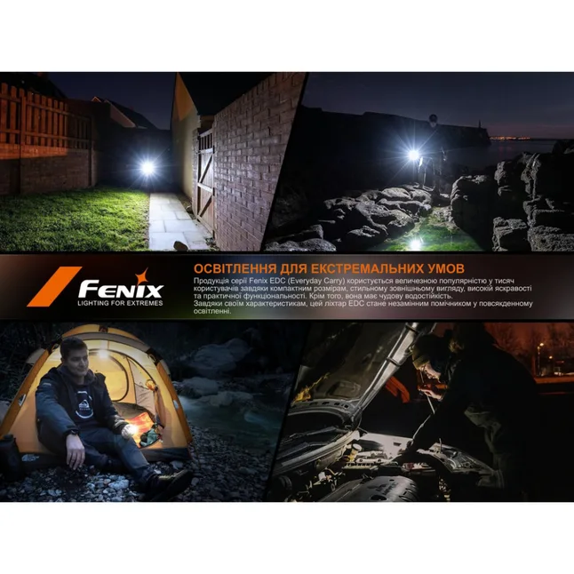 Ліхтар Fenix E06R PRO, зелений — Photo 24