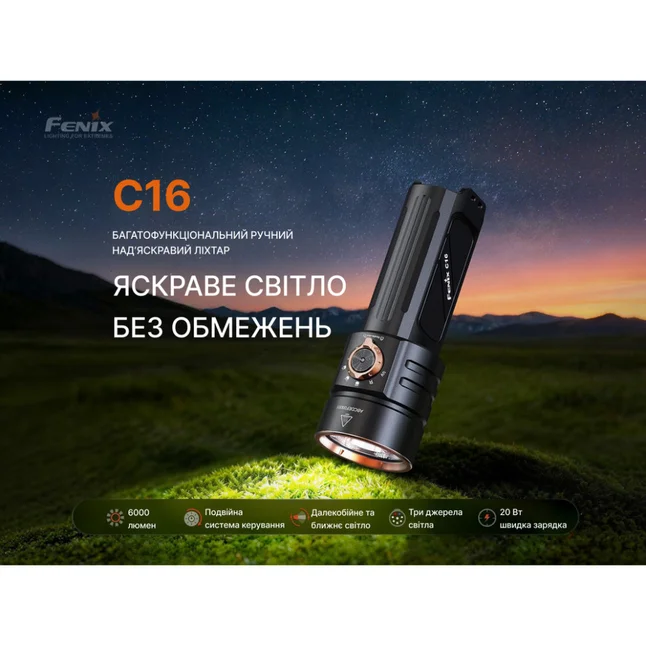 Ліхтар ручний Fenix C16 — Photo 11