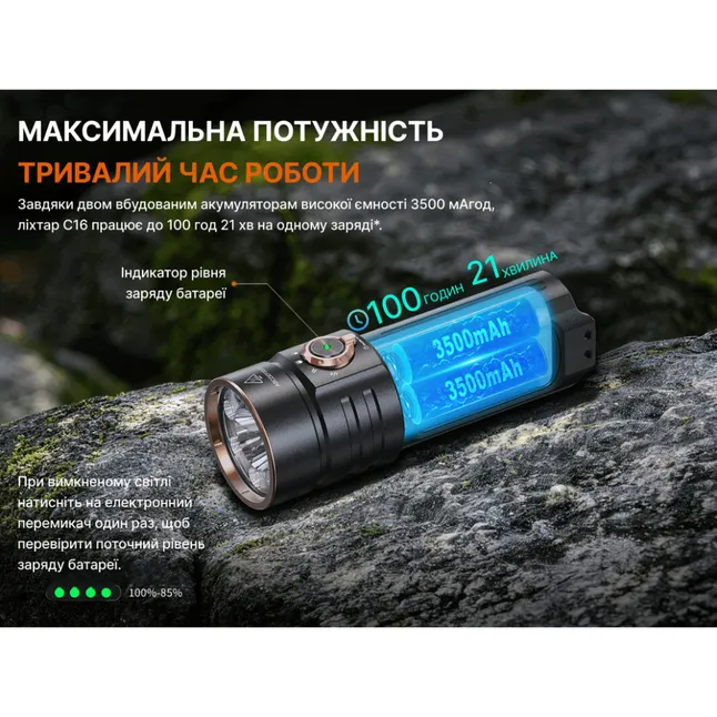 Ліхтар ручний Fenix C16 — Photo 22