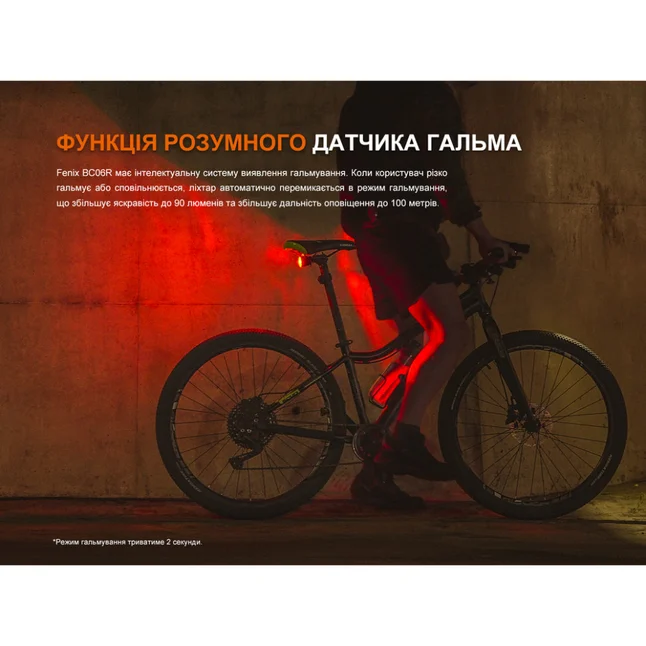 Велофара задняя Fenix ​​BC06R — Photo 8