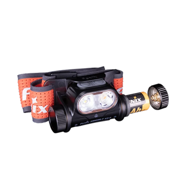 Фонарь налобный Fenix HM65R-T V2.0 черный — Photo 3