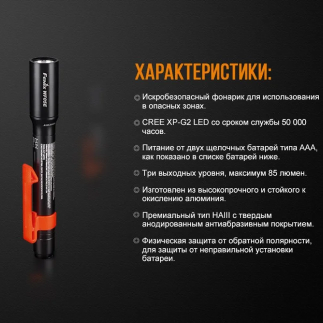 Ліхтар ручний Fenix WF05E — Photo 13