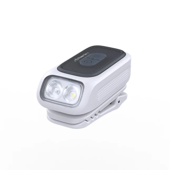 Фонарь с клипсой Fenix E04R, белый
