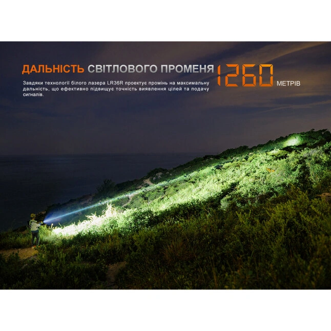 Ліхтар ручний пошуковий лазерний Fenix LR36R — Photo 9