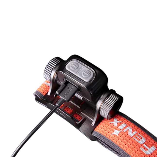 Фонарь налобный Fenix HM65R-T V2.0 черный — Photo 2