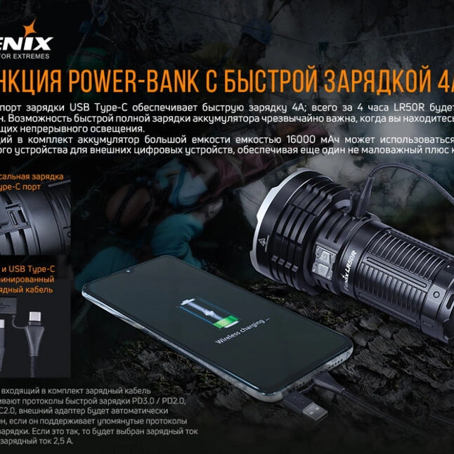Фонарь Fenix LR50R — Photo 12