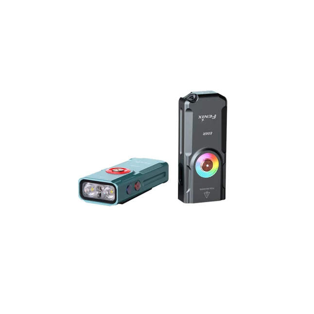 Фонарь наключный Fenix E06R бирюзовый — Photo 2