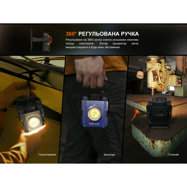 Фонарь прожектор Fenix ​​CL27R зеленый — Photo 13