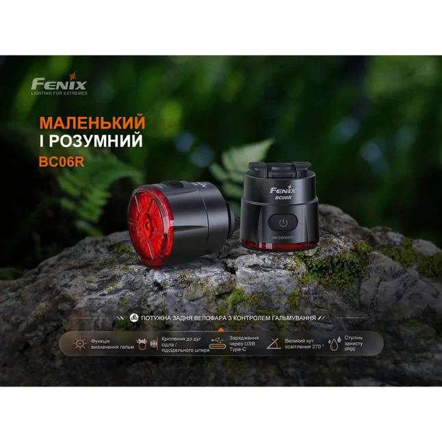 Велофара задняя Fenix ​​BC06R — Photo 7