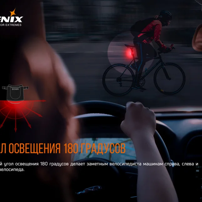 Задня велофара Fenix BC05RV2. 0 — Photo 9