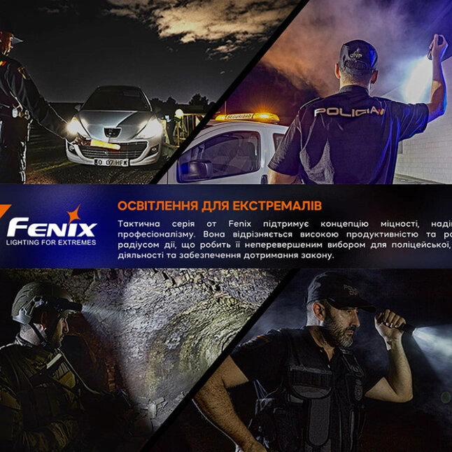 Fenix T6 тактична ручка з ліхтариком чорна — Photo 15