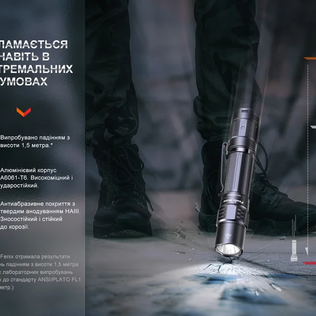Ліхтар тактичний акумуляторний Fenix PD35R — Photo 14