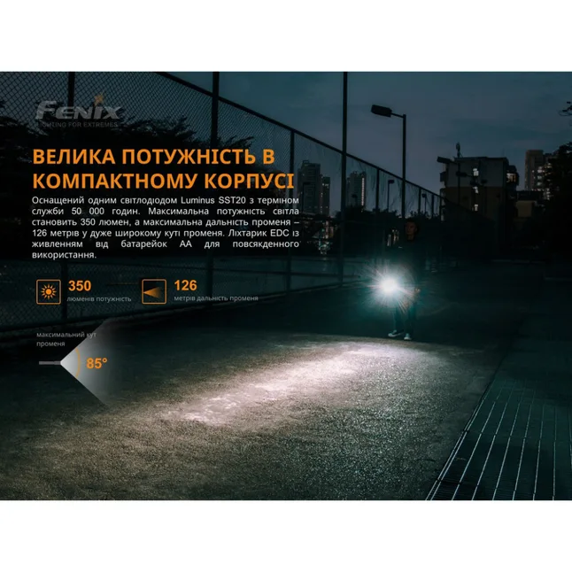Ліхтар Fenix E20 V2. 0 — Photo 7
