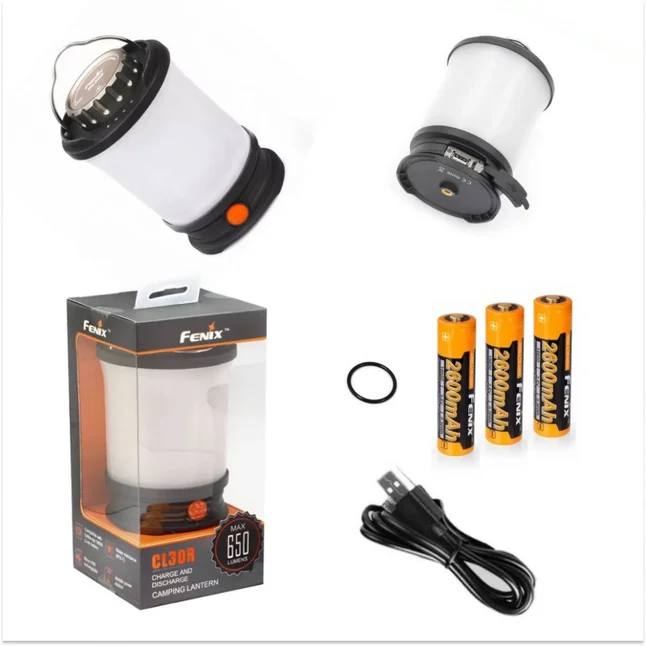 Фонарь Fenix CL30R, черный — Photo 20
