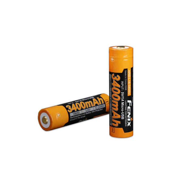 Аккумулятор 18650 Fenix (3400 mAh) micro usb зарядка — Photo 2