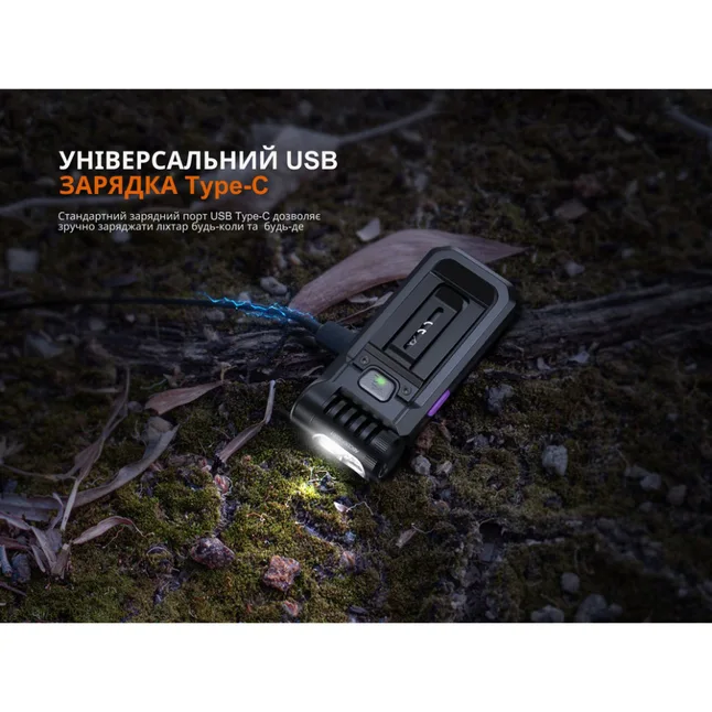 Ліхтар ручний Fenix SW05R-UV LED чорний — Photo 17