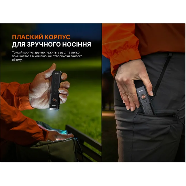 Ліхтар Fenix E08R UE, зелений — Photo 16