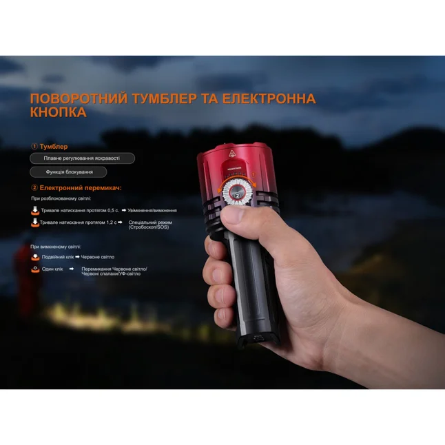 Фонарь поисковый ручной Fenix LR35R PRO | Лимитированная серия — Photo 12