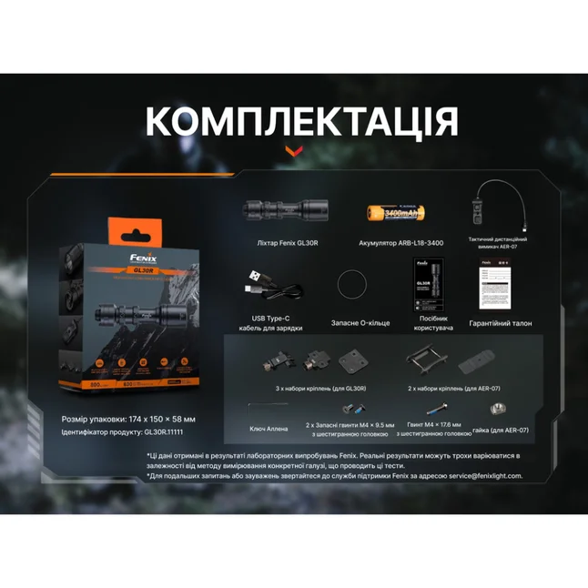 Ліхтар до пістолета Fenix GL30R — Photo 22