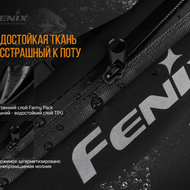 Сумка Fenix AFB-10 поясна, чорна — Photo 9