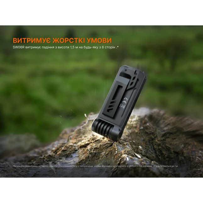 Фонарь ручной Fenix SW06R, черный — Photo 28