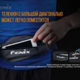 Сумка Fenix AFB-10 поясна, чорна — Photo 18