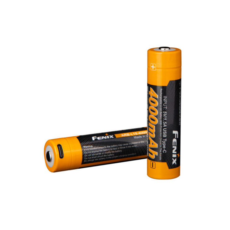 Акумулятор 18650 Fenix ARB-L18-4000U Type-C 
