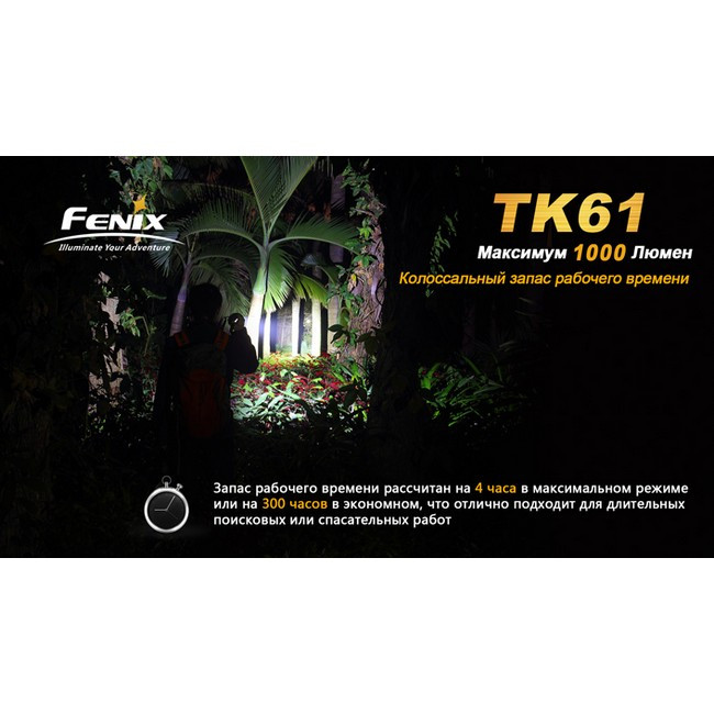 Тактичний ліхтар Fenix TK61 