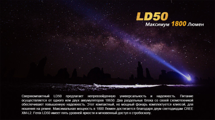 Ліхтар Fenix LD50 
