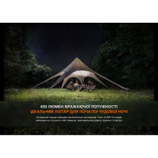 Ліхтар кемпінговий Fenix CL26R Pro, мармуровий білий