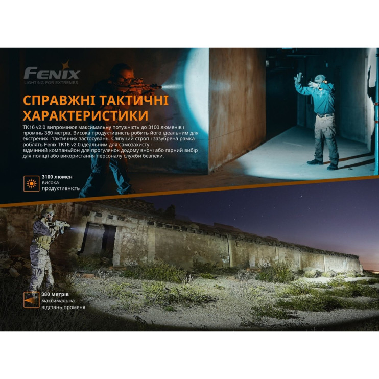 Ліхтар Fenix TK16 V2. 0
