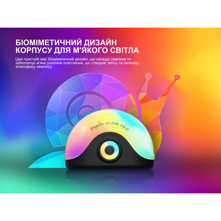 Ліхтар кемпінговий Fenix CL20R Pro, чорний