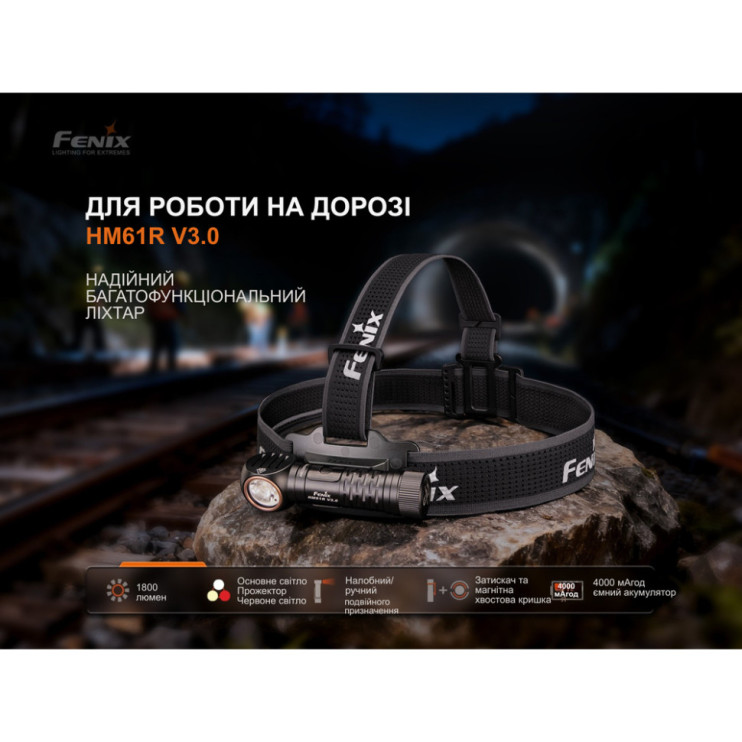 Мультиліхтар Fenix HM61R V3.0