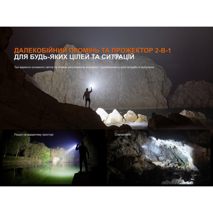 Ліхтар пошуковий ручний Fenix LR35R PRO | Лімітована серія