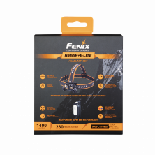 Налобний ліхтар Fenix HM65R + універсальний ліхтар Fenix E-LITE