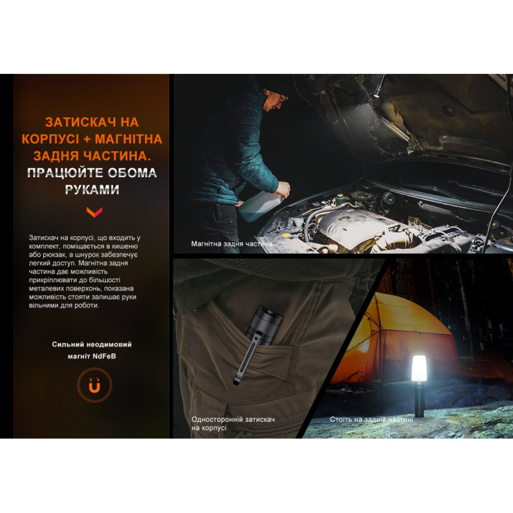 Ліхтар ручний Fenix E35R, блакитний | Лімітована серія