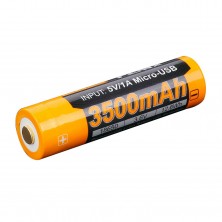 Акумулятор 18650 Fenix (3500 mAh) micro usb зарядка