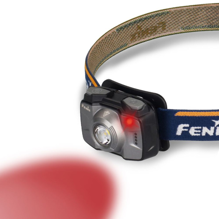 Налобний ліхтар Fenix HL32R, сірий 