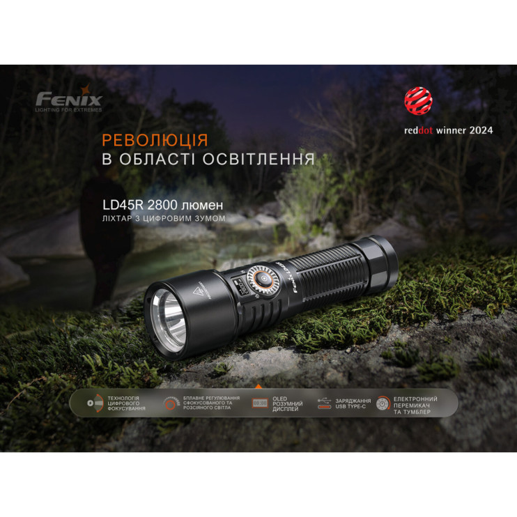 Ліхтар ручний Fenix LD45R 