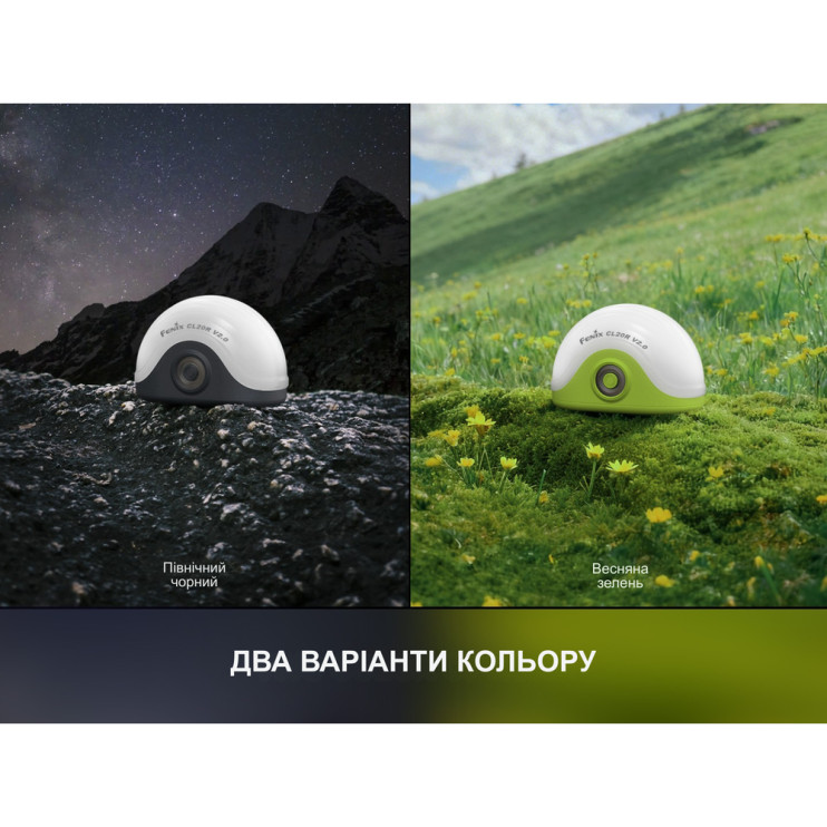 Ліхтар кемпінговий Fenix CL20R V.2.0 з червоним світлом, чорний 300 лм