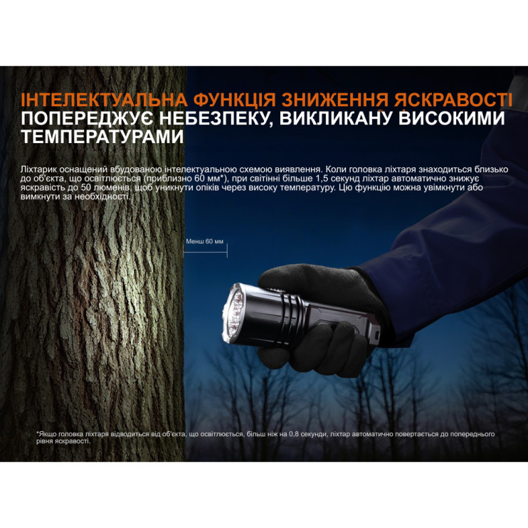 Ліхтар ручний пошуковий Fenix LR35R PRO