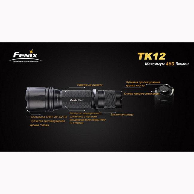Тактичний ліхтар Fenix TK12 