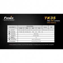 Тактичний ліхтар Fenix TK35 LED