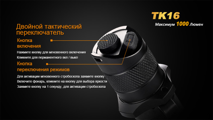 Тактичний ліхтар Fenix TK16 